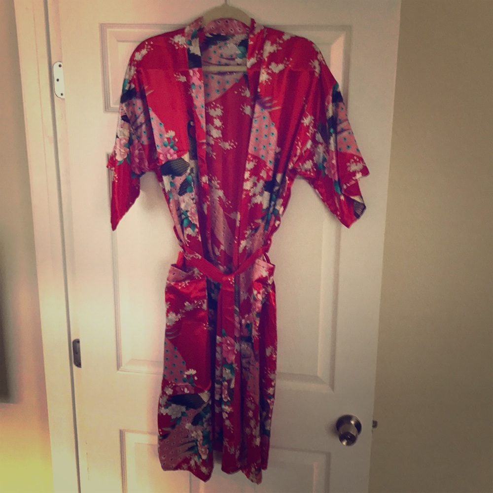 Brand new silky robe
